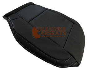 2016 Fits Ford F150 Lariat Driver Bottom Perforated Leather Seat Cover Black
