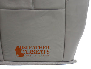 2007-2013 Chevy Silverado Full Front Vinyl Seat Cover Dark Titanium Gray