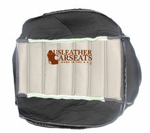 Load image into Gallery viewer, 03-07 Hummer H2 -Driver Side Bottom Synthetic Leather Seat Cover Gray WHEAT