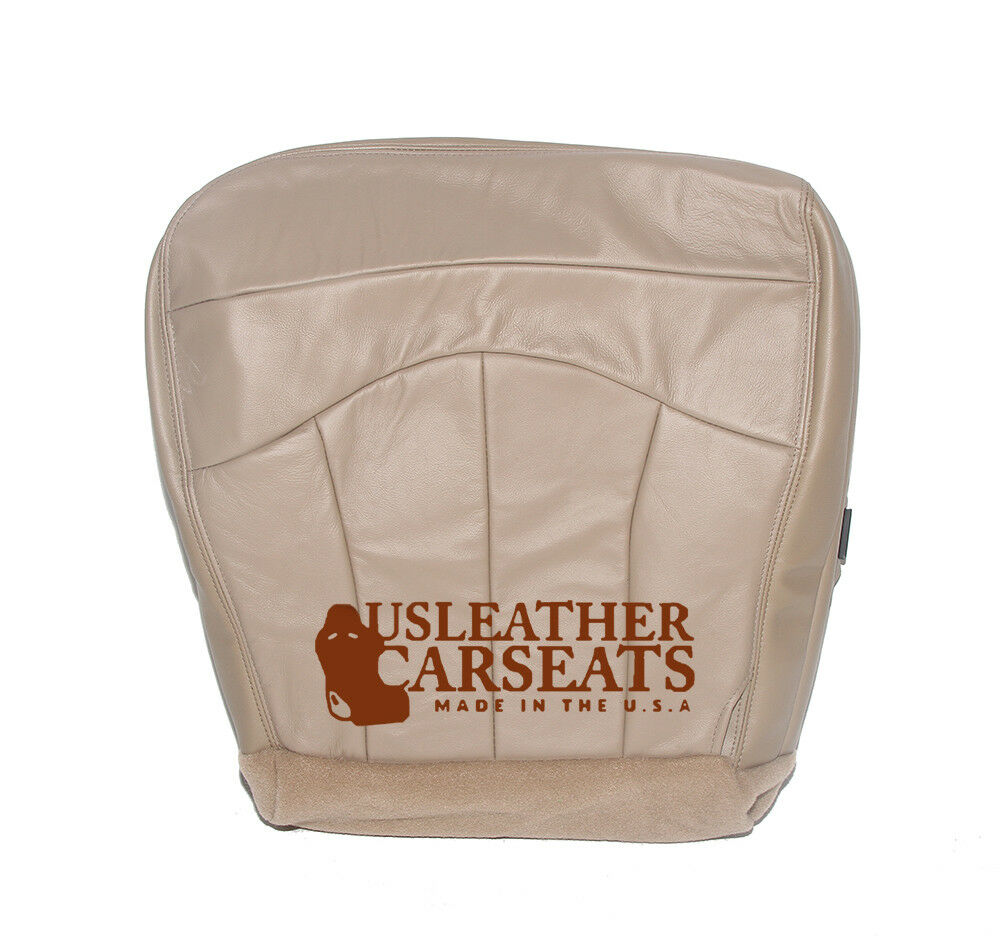 2000 2002 2003 Ford F150 Lariat Driver Bottom Replacement Leather Seat Cover Tan