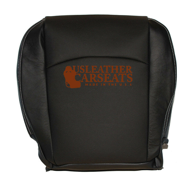 2009-2012 Fits Dodge Ram Laramie 1500 2500 Driver Bottom Leather Seat Cover Dark Gray