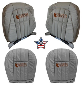 2000 Fits Jeep Grand Cherokee Limited Full Front Vinyl Seat Cover Gray