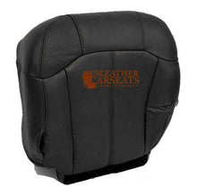 Load image into Gallery viewer, 1999 Chevy 2500 LT Extended Quad Cab -Driver Bottom Leather Seat Cover Dark Gray