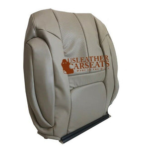 99-02 Cadillac Escalade Passenger Lean Back Perforated Leather Seat Cover Shale