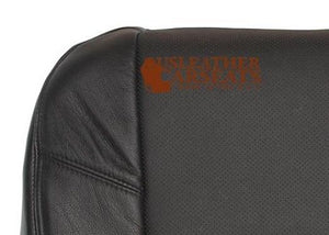 07 08 09 Cadillac Escalade Black Vinyl PERF Leather Seat Cover Passenger bottom
