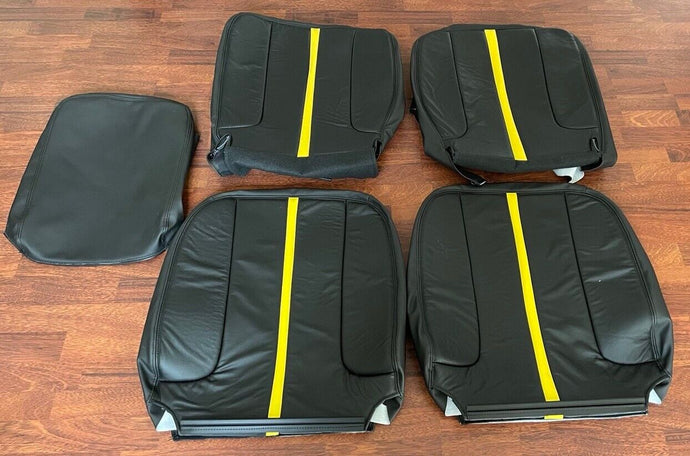 2006 For Dodge Ram 1500 2500 3500 SLT Full Front Leather Seat Cover Dark Gray