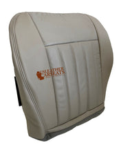 Load image into Gallery viewer, 05-07 Fits Jeep Liberty Driver Bottom Replacement Leather Seat Cover Light Gray Stone
