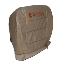 Load image into Gallery viewer, 2002 Ford F150 Lariat Driver Side Bottom Replacement Leather Seat Cover TAN