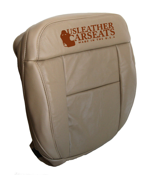 2006 Ford F150 Lariat Driver Side Bottom Leather Seat Cover Medium Parchment Tan