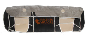 2001 F250 F350 Lariat Second Row Lean Back Perforated Leather Seat Cover TAN