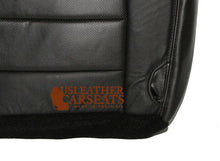 Load image into Gallery viewer, 06 07 Ford F250 Lariat Driver Bottom Leather Perforated Vinyl Seat Cover Black