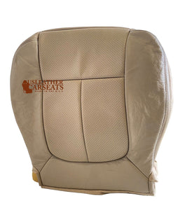 2009, 2010 Ford F-150 Lariat Super Cab Driver Bottom Perforated Seat Cover Tan