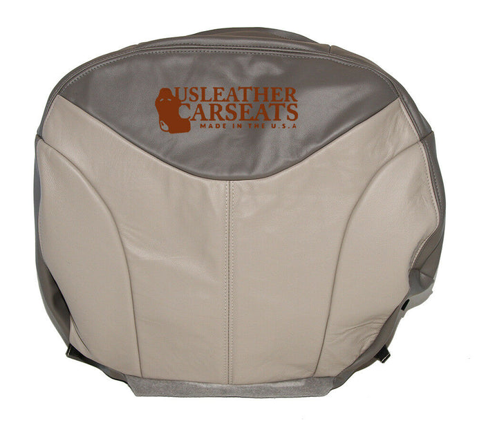 2000 GMC Yukon Sierra SLT Front Driver Side Leather Seat Cover 2 Tone Shale/Gray