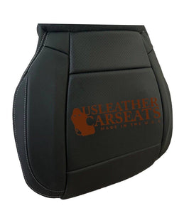 2016 Fits Ford F150 Lariat Driver Bottom Perforated Leather Seat Cover Black