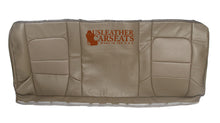Load image into Gallery viewer, 2001 F250 F350 Lariat Second Row Lean Back Perforated Leather Seat Cover TAN