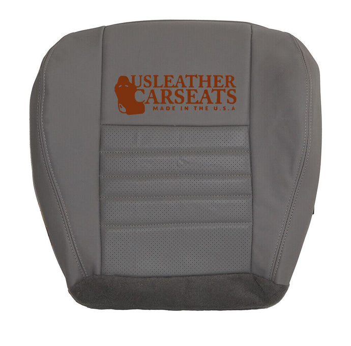 1999 2000 2001 Ford Mustang GT V8 V6 Passenger Bottom Leather Seat Cover Gray