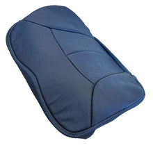 Load image into Gallery viewer, 2000 Peterbilt 389, 379 dump semi truck Driver Bottom leather seat cover Blue