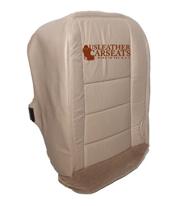 2002 2004 2005 2007 Ford F250 F350 Lariat Driver Bottom Leather Seat Cover Tan