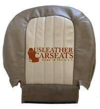 Load image into Gallery viewer, 2002-2005 Mercury Mountaineer Driver Side Bottom Leather Seat Cover 2 Tone Tan