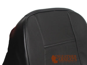 99-04 Ford Mustang Driver Side Bottom Replacement Leather Seat Cover Black