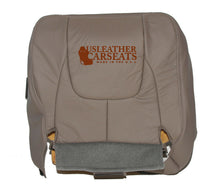 Load image into Gallery viewer, 2002 Fits Dodge Ram Laramie Driver SIde Bottom Synthetic Leather Seat Cover Taupe Tan
