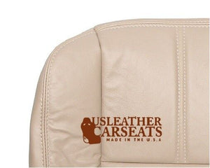 2009 Ford F250 Lariat Driver & Passenger Complete Leather Seat Covers Camel Tan