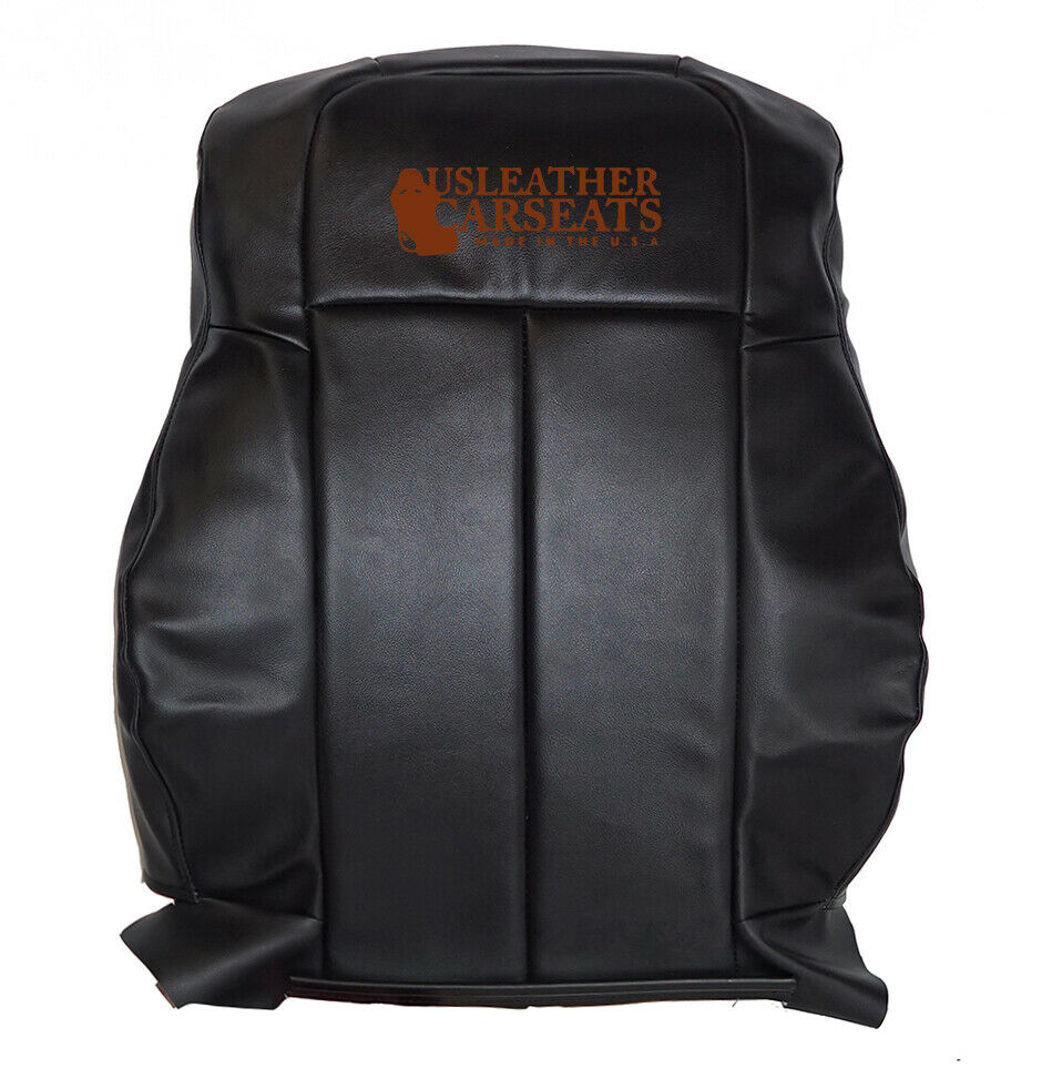 2009 2010 Fits Chrysler 300 200 Driver Lean Back Synthetic Leather Seat Cover Black