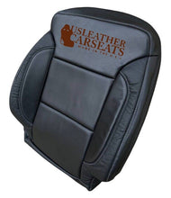 Load image into Gallery viewer, For 2014 - 2019 Chevy Silverado LTZ-Driver Lean Back Leather Seat Cover Black
