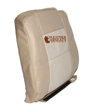 Load image into Gallery viewer, 2007 Ford Explorer Eddie Bauer Driver Lean Back Leather Seat Cover 2 Tone Tan
