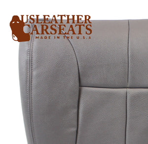 98-02 Fits Dodge Ram 2500 SLT -Driver Side Bottom Synthetic Leather Seat Cover GRAY