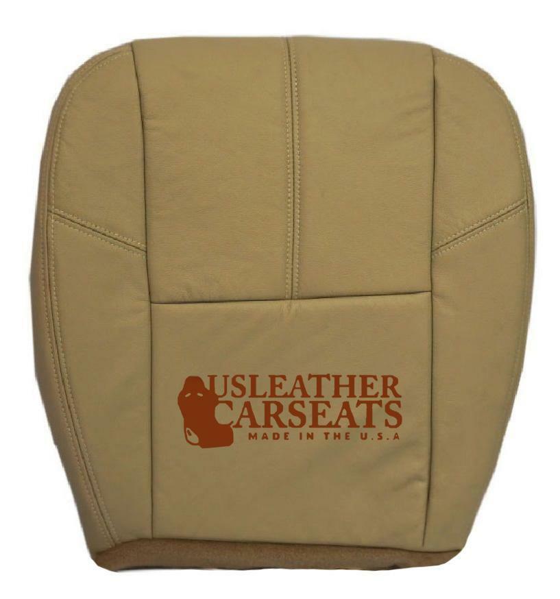 2007-2012 2013 2014 GMC Yukon Tahoe Sierra Driver Bottom Leather Seat Cover TAN