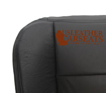 Load image into Gallery viewer, 2002 Ford F250 Lariat Driver Side Bottom Replacement Leather Seat Cover Black