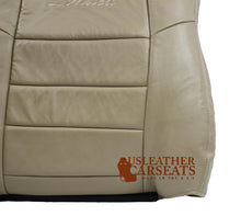 Load image into Gallery viewer, 2002 Ford Excursion Limited Driver Lean Back Replacement Leather Seat Cover TAN