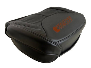 2013-2017 Fits Jeep Wrangler Sahara -Driver Side Bottom Leather Seat Cover Black