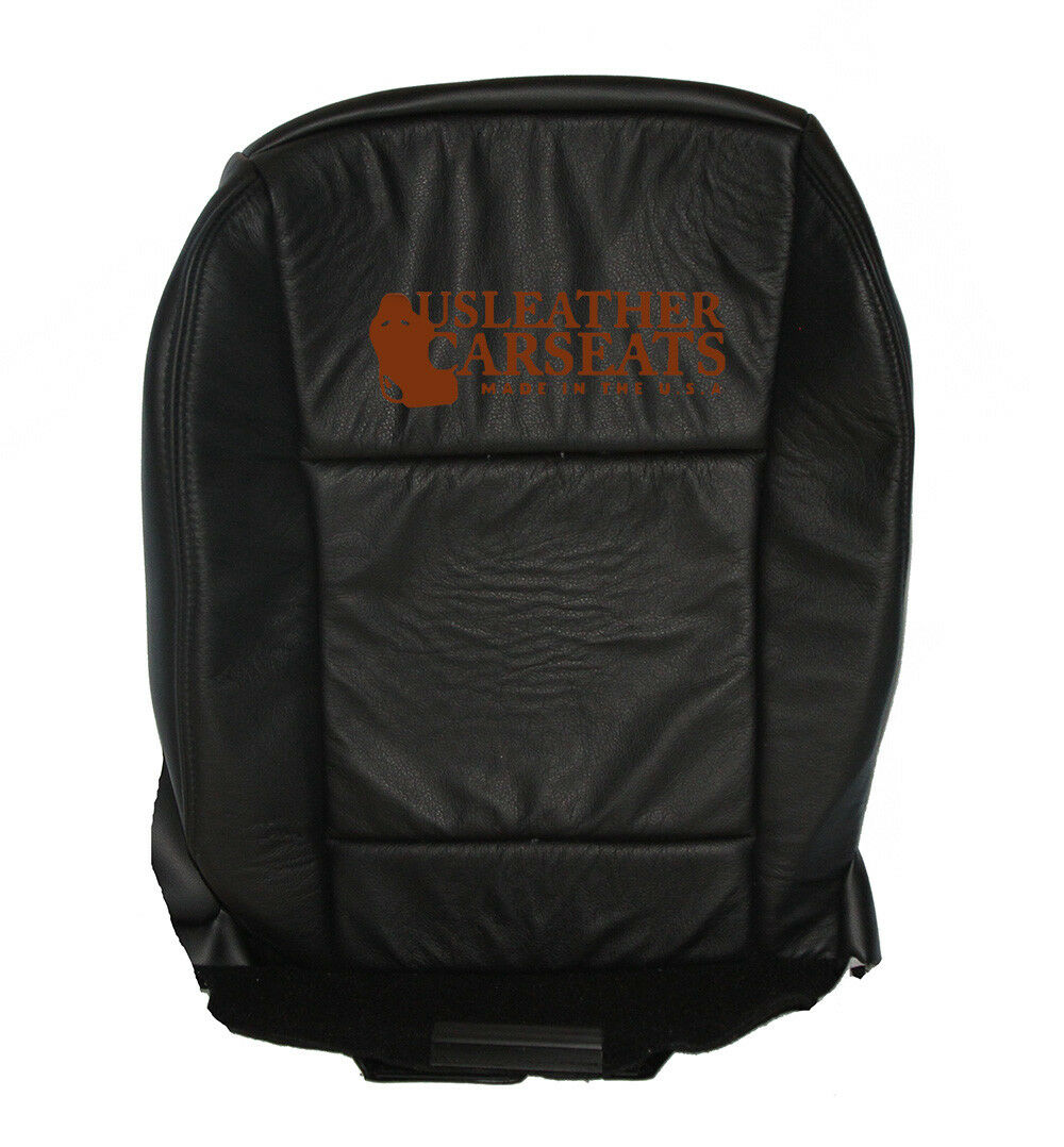 2007 Ford Explorer Driver Side Bottom Replacement Leather Seat Cover Black