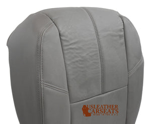 2007-2013 Chevy Silverado Full Front Vinyl Seat Cover Dark Titanium Gray
