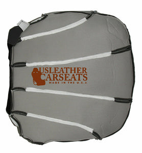 1999 2000 Chevy Express Work Truck Driver Bottom Vinyl Seat Cover Dark Gray