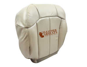 2002 Cadillac Escalade Full Front Perforated Leather Seat Covers Shale Tan