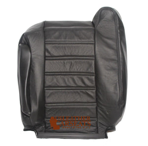 2003-2007 Hummer H2 AWD Full front Leather Replacement Seat Cover Black