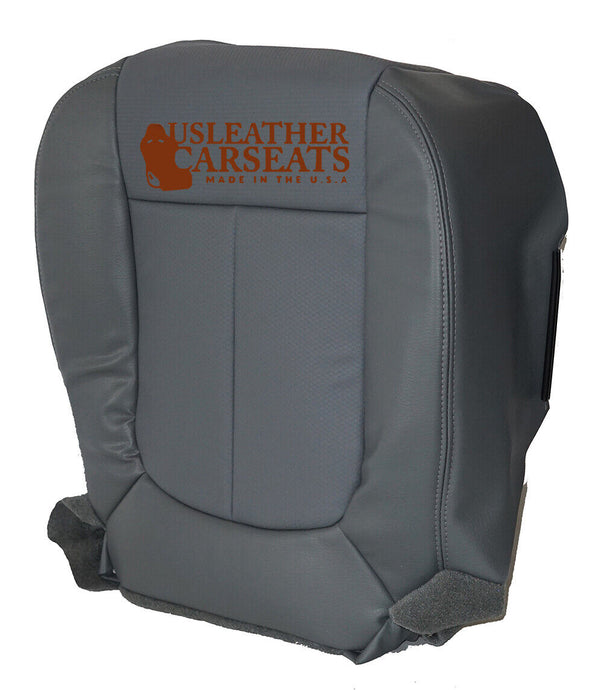 2013 Ford F150 XL Crew Cab Driver Side Bottom Vinyl Replacement Seat Cover Gray