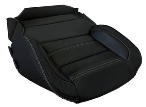 For 2015 2016 2017 2018 GMC Yukon Denali 1500 Vinyl Bottom Seat Cover in Black