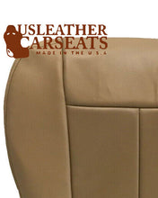 Load image into Gallery viewer, 2011-2014 Ford F150 Passenger Bottom Replacement Perforated Vinyl Seat Cover Tan