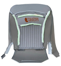 Load image into Gallery viewer, 97-2004 Chevy Corvette SPORT passenger Bottom Perforated Leather Seat Cover Gray