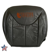 Load image into Gallery viewer, For 2013 Jeep Wrangler Rubicon Driver &amp; Passenger Bottom Leather Seat Covers Blk