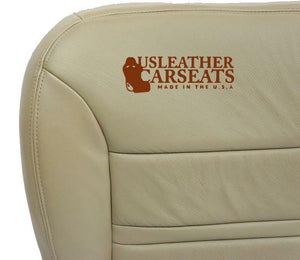 2000 2001 Ford Excursion Driver Bottom Leather Seat Cover Medium Parchment Tan