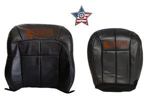 99-2004 Fits Jeep Grand Cherokee Driver Full Front LeatherSeat Cover Dark Gray