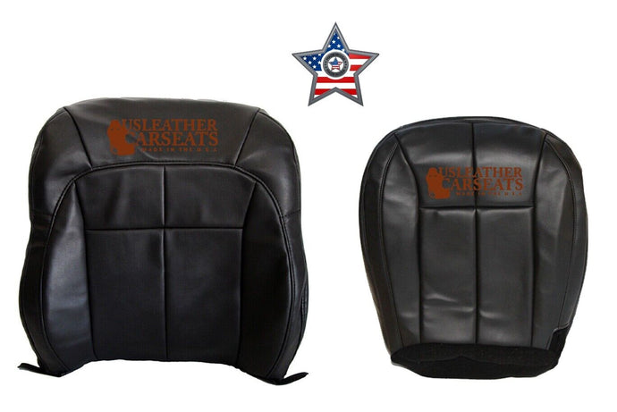 99-2004 Fits Jeep Grand Cherokee Driver Full Front LeatherSeat Cover Dark Gray