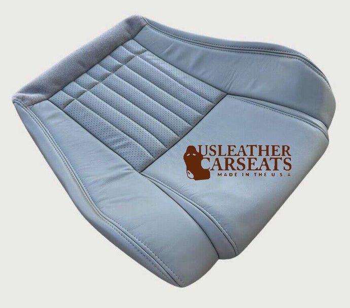 96 Pontiac Firebird Trans Am V8 V6 Driver Bottom perf Leather Seat Cover Gray
