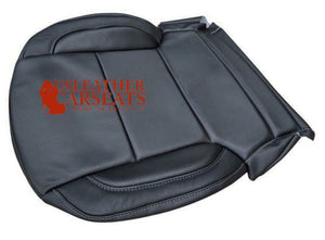 For 2014 - 2019 Chevy Silverado LTZ Full Front Leather Seat Cover Black