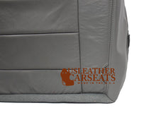Load image into Gallery viewer, 02-03 Ford F250 F350 Lariat Passenger Bottom Leather Perforated Seat Cover Gray